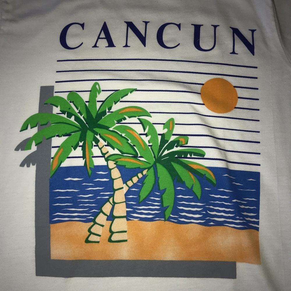 Vintage Cancun shirt single Stitched size large
